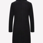 Men’s Black Button-Front Lapel Jacket (1)
