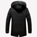 Men’s Black Hooded Parka (1)