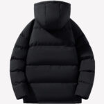 Men’s Black Hooded Puffer Coat (1)
