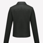 Women’s Black PU Leather Biker Jacket (1)